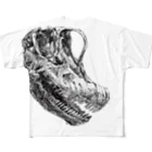 segasworksのジラファティタンの頭のお骨 フルグラフィックTシャツ
