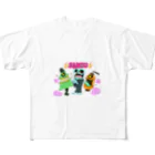 chiplizardのSANZU フルグラフィックTシャツ