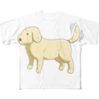 DOG STUDIOのゴールデンレトリバーグッズ All-Over Print T-Shirt