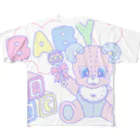 カケスタのばぶあちゃん ベビーシリーズ All-Over Print T-Shirt