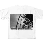 一番町ランドマークの次の夏へ・ねぷたの骨組み All-Over Print T-Shirt