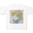 マキロン9shopのサマーガール。 フルグラフィックTシャツ