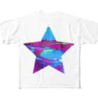 ファミリーショップJINAKOのオーロラ星(ji） All-Over Print T-Shirt