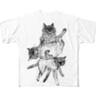 suzuejyaのみつねこ フルグラフィックTシャツ