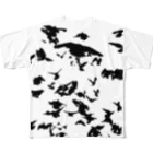Rorschach_chの鳥　-群衆　crowd- フルグラフィックTシャツ