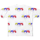 ハナのお店の巻き髪シスターズ All-Over Print T-Shirt