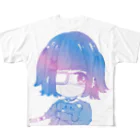 ムラサキPマンの地雷ちゃんTシャツ オーロラVer. フルグラフィックTシャツ