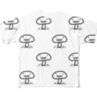 ハナのお店の天然きのこ All-Over Print T-Shirt