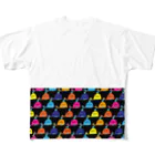 yukaridesignのクジラクン All-Over Print T-Shirt