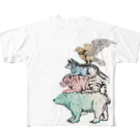 Acabane* Shopの猛獣ブレーメン(color) フルグラフィックTシャツ