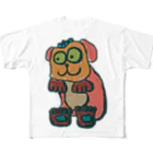 生クリームの生ちゃんの生活雑貨のお茶の間わん吾郎 All-Over Print T-Shirt