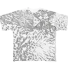 かば子のしろくろのおはな All-Over Print T-Shirt