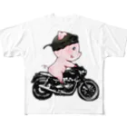 走る豚の走る豚 All-Over Print T-Shirt