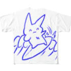 Ｎ　(・〜・）のえぬぴえんまる さーふぃん All-Over Print T-Shirt