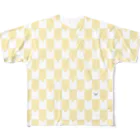 2Dうさぎの2Dうさぎ　千鳥 All-Over Print T-Shirt