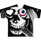 恋の毒shopの猛毒骸骨🎩💀❤ All-Over Print T-Shirt