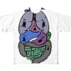 chimpanの元気じゃない内臓 All-Over Print T-Shirt