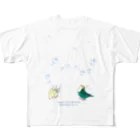 リズさんち🦜👶✨のシャボン玉りるせなちゃん フルグラフィックTシャツ