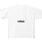 moNopleのmoNopleロゴトップス フルグラフィックTシャツ