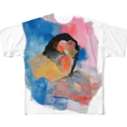 wanaco＊*のコラージュペイント All-Over Print T-Shirt