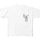 shoshi-gotoh 書肆ごとう 雑貨部の農民 All-Over Print T-Shirt