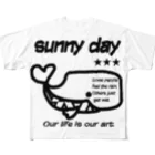 gunjho'sgalleryのクジラちゃん All-Over Print T-Shirt