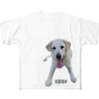 あひるのダーウィンのKirby the Labrador フルグラフィックTシャツ