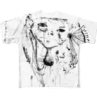OK TOM artの耳Ｔ フルグラフィックTシャツ