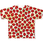 森林木太郎のいちごのフルTシャツ All-Over Print T-Shirt