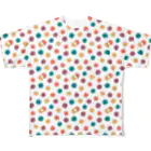 IZANAMI by Akane Yabushitaの点と点のあいだ（Find Your Sweet Spot） - 白 All-Over Print T-Shirt