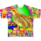 どりほぷのウズラ All-Over Print T-Shirt