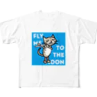 saxfactionのネコフルーティスト All-Over Print T-Shirt