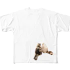 子猫のフッキャム公式ショップの子猫姉妹のTシャツ All-Over Print T-Shirt