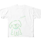 ふみきなろじのはらぺこわんこ フルグラフィックTシャツ