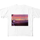 Clover HeartsのClover Hearts夕日 All-Over Print T-Shirt