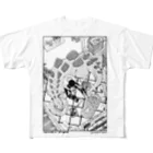 wadachi_abの恐竜坊主百景#3 帰宅後即寝 All-Over Print T-Shirt