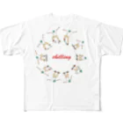 mimimiyaのオーリーボーイ フルグラフィックTシャツ