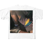 SNSHURTSYOURHENTALHEALTHの初ちん者 All-Over Print T-Shirt