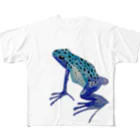 Coshi-Mild-Wildのコバルトヤドクガエル🐸ですヨ‼️ フルグラフィックTシャツ