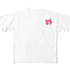 ぽんず保護猫40にゃんのくれよん猫 2 All-Over Print T-Shirt