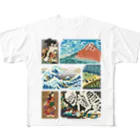 すとろべりーガムFactoryのドット浮世絵 All-Over Print T-Shirt