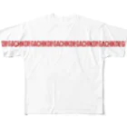 GK! WEB SHOPのGACHKOI! Tシャツ（赤） All-Over Print T-Shirt