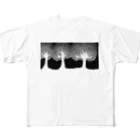 ARIGATOSANの夜の森 All-Over Print T-Shirt