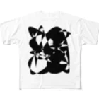 サイキックリョウのシルエットMONO All-Over Print T-Shirt