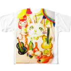 ▲ゆっこ(岩手産のスカイツリー )▲の招き猫！ All-Over Print T-Shirt