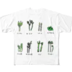 Hakukuuuuuuupopoの山菜 All-Over Print T-Shirt