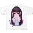 めろぉのめんへら めろぉちゃん フルグラフィックTシャツ