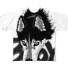 JUKE ROOMのHUSKY BOY. フルグラフィックTシャツ