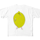 Abaraのレモンニキ フルグラフィックTシャツ