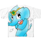 RAJACAFEのLucky Elephant   All-Over Print T-Shirt